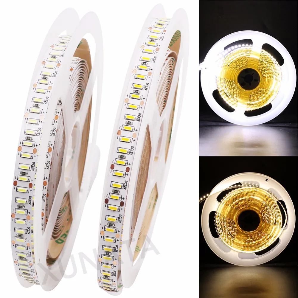 204-Leds-M-Smd-3014-Ha-Condotto-La-Striscia-Impermeabile-5-M-1020-Ha-Condotto-La-2