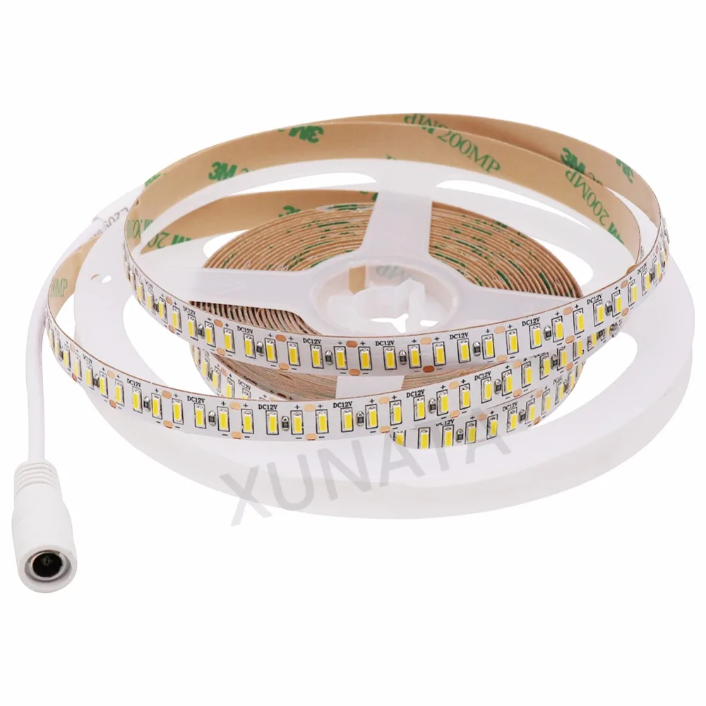 204-Leds-M-Smd-3014-Ha-Condotto-La-Striscia-Impermeabile-5-M-1020-Ha-Condotto-La