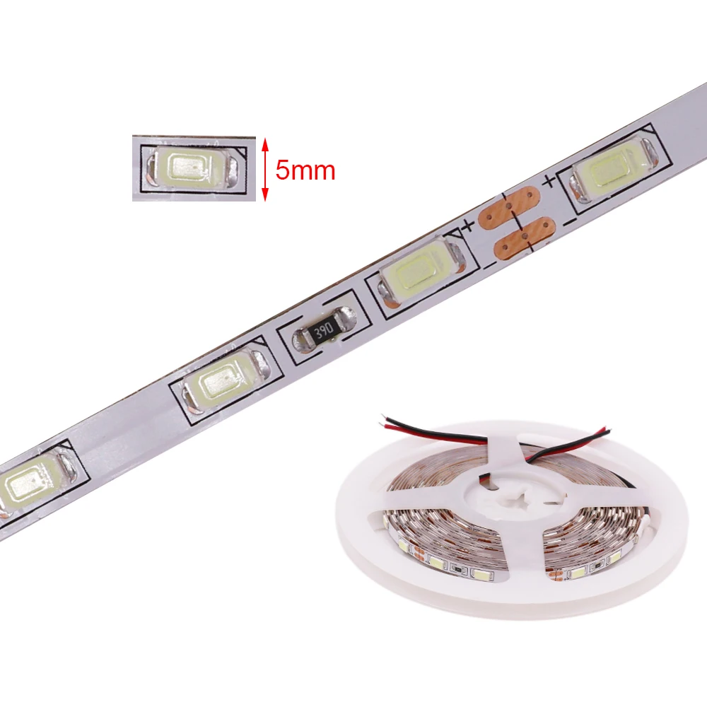 Striscia-Led-DC-12V-5m-5730-60Led-m-300-Pixel-Led-Tape-striscia-Led-flessibile-Non-5